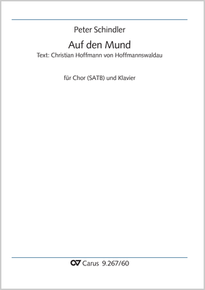 Peter Schindler: Auf den Mund - Noten | Carus-Verlag