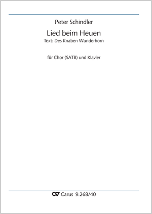 Peter Schindler: Lied beim Heuen - Noten | Carus-Verlag