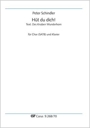 Peter Schindler: Hüt du dich! - Noten | Carus-Verlag