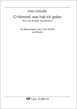 Peter Schindler: O Himmel, was hab ich getan - Noten | Carus-Verlag