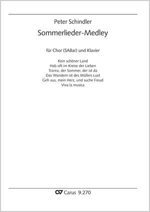 Peter Schindler: Sommerlieder-Medley - Noten | Carus-Verlag