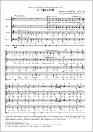 Thumbnail: Katarina Pustinek Rakar: A Hope Carol