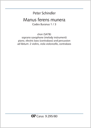from: Perpetuum mobile - Songs from the Codex Buranus Score, separate edition from a choral collection