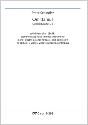 de : Perpetuum mobile - Songs from the Codex Buranus Partition, édition séparée avec recueil de musique chorale