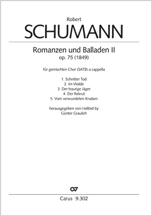 Robert Schumann: Romanzen und Balladen II op. 75 - Sheet music | Carus-Verlag