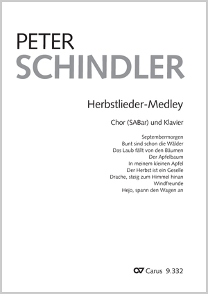 Peter Schindler: Herbstlieder-Medley - Noten | Carus-Verlag