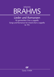 Johannes Brahms: Lieder und Romanzen