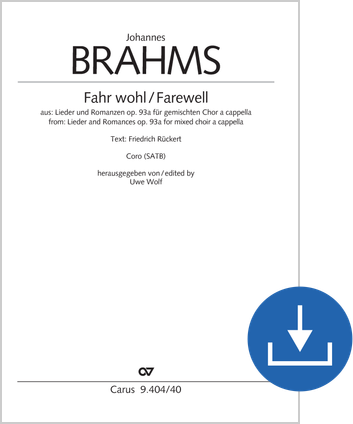 Thumbnail: Johannes Brahms: Farewell