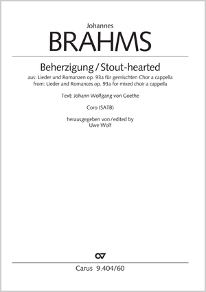 Thumbnail: Johannes Brahms: Beherzigung