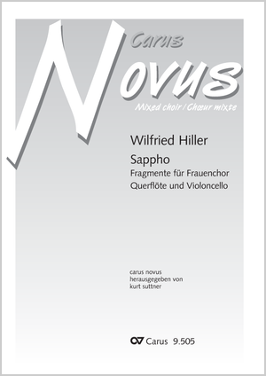 Wilfried Hiller: Sappho - Noten | Carus-Verlag