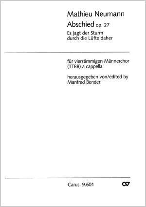 Mathieu Neumann: Abschied - Noten | Carus-Verlag