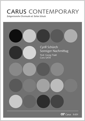 Cyrill Schürch: Sonniger Nachmittag - Noten | Carus-Verlag