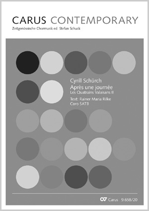 Cyrill Schürch: Après une journée - Partition | Carus-Verlag
