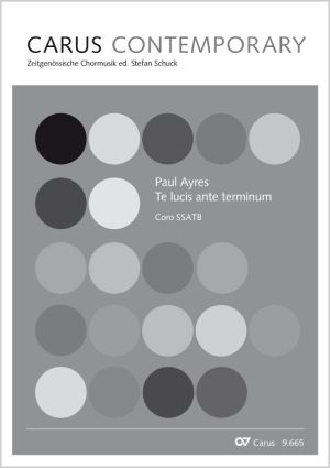 Paul Ayres: Te lucis ante terminum - Noten | Carus-Verlag