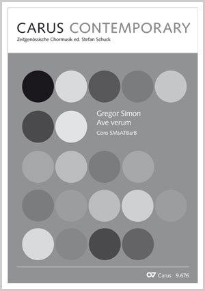 Gregor Simon: Ave verum - Partition | Carus-Verlag