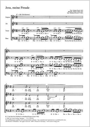 Thumbnail: Burkhard Kinzler: Jesu, meine Freude