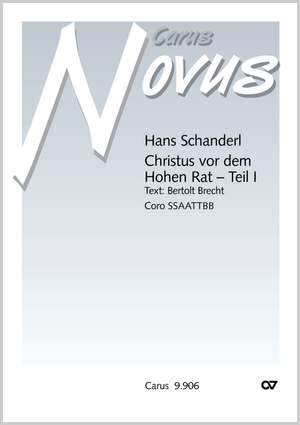 Hans Schanderl: Christus vor dem hohen Rat - Noten | Carus-Verlag