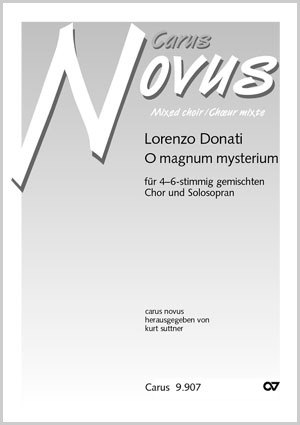 Lorenzo Donati: O magnum mysterium - Noten | Carus-Verlag