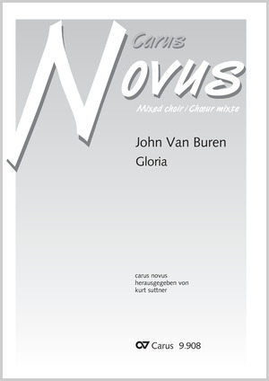 John Van Buren: Gloria - Sheet music | Carus-Verlag