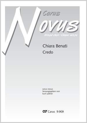 Chiara Benati: Credo - Sheet music | Carus-Verlag
