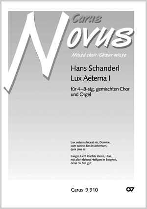Hans Schanderl: Lux aeterna I