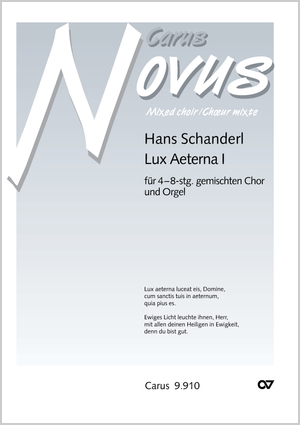 Thumbnail: Hans Schanderl: Lux aeterna I