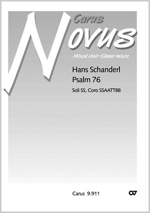Hans Schanderl: Psalm 76 - Noten | Carus-Verlag