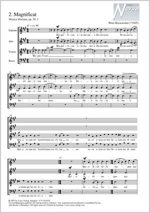 Magnificat Partitur