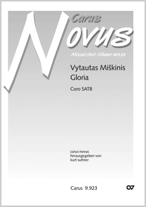 Vytautas Miškinis: Gloria - Partition | Carus-Verlag