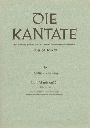 Gott, sei mir gnädig Dirigierpartitur