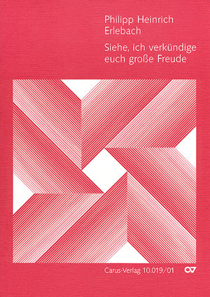 Philipp Heinrich Erlebach: Siehe, ich verkündige euch große Freude - Noten | Carus-Verlag