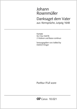 Danksaget dem Vater Dirigierpartitur
