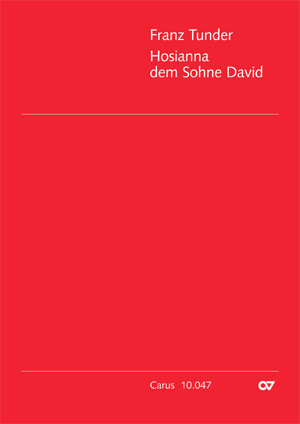 Hosianna dem Sohne Davids Dirigierpartitur