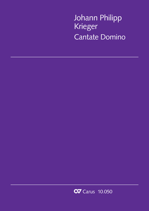 Cantate Domino (Singet dem Herrn) Partitur, Erstausgabe