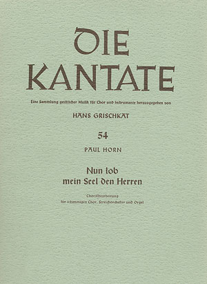 Paul Horn: Nun lob, mein Seel, den Herren - Noten | Carus-Verlag