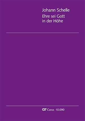 Glory to god in the highest Full score, First edition