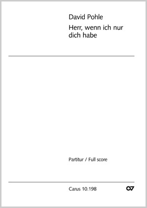 David Pohle: Herr, wenn ich nur dich habe - Noten | Carus-Verlag
