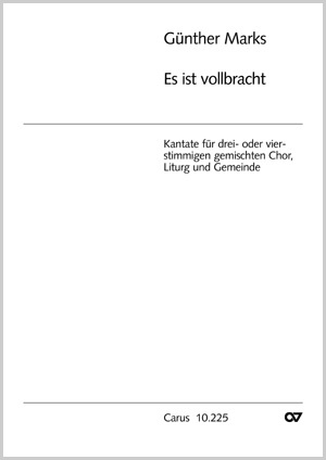 Es ist vollbracht Partitur
