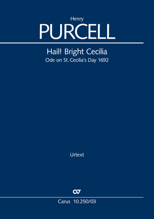 Hail! Bright Cecilia. Ode on St. Cecilia's Day 1692 Klavierauszug, Vorwort auf Dt. und Engl.