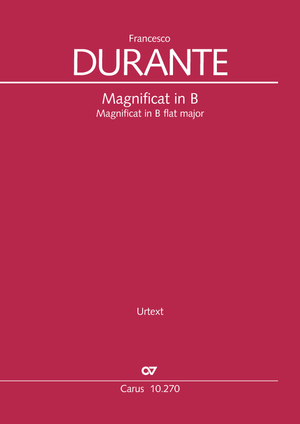 Francesco Durante: Magnificat in B - Noten | Carus-Verlag