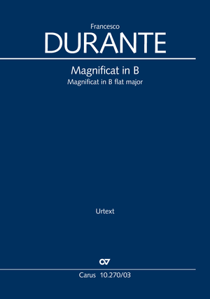 Francesco Durante: Magnificat in B flat major - Sheet music | Carus-Verlag