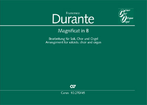 Francesco Durante: Magnificat in B flat major - Sheet music | Carus-Verlag