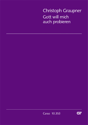 Gott will mich auch probieren Motette Dirigierpartitur, Erstausgabe