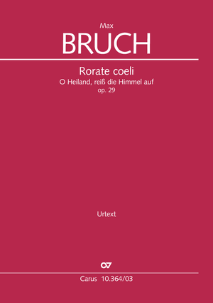 Rorate coeli O Heiland, reiß die Himmel auf Klavierauszug
