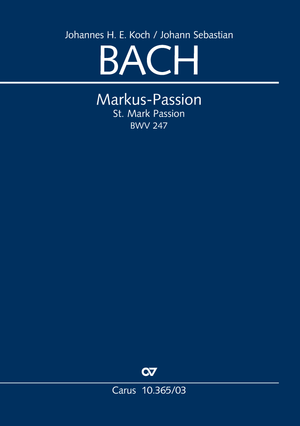 Markuspassion Version Koch Klavierauszug