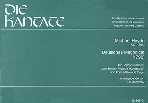 Deutsches Magnificat Full score, First edition
