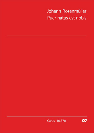 Puer natus est nobis Weihnachtskantate Dirigierpartitur, Erstausgabe