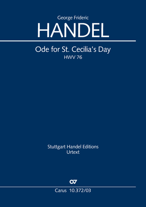Ode for St. Cecilia's Day Réduction piano-chant