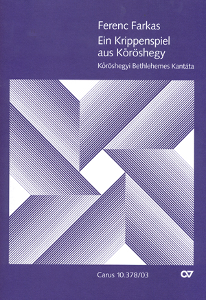 Une mise en scène de la crêche de Köröshegy cantate de Noël Réduction piano-chant