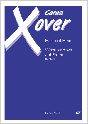 Wozu sind wir auf Erden Kantate Full score